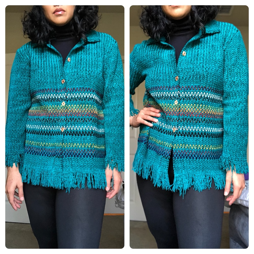 Bright VNTG Light Weight Jacket with Fringe